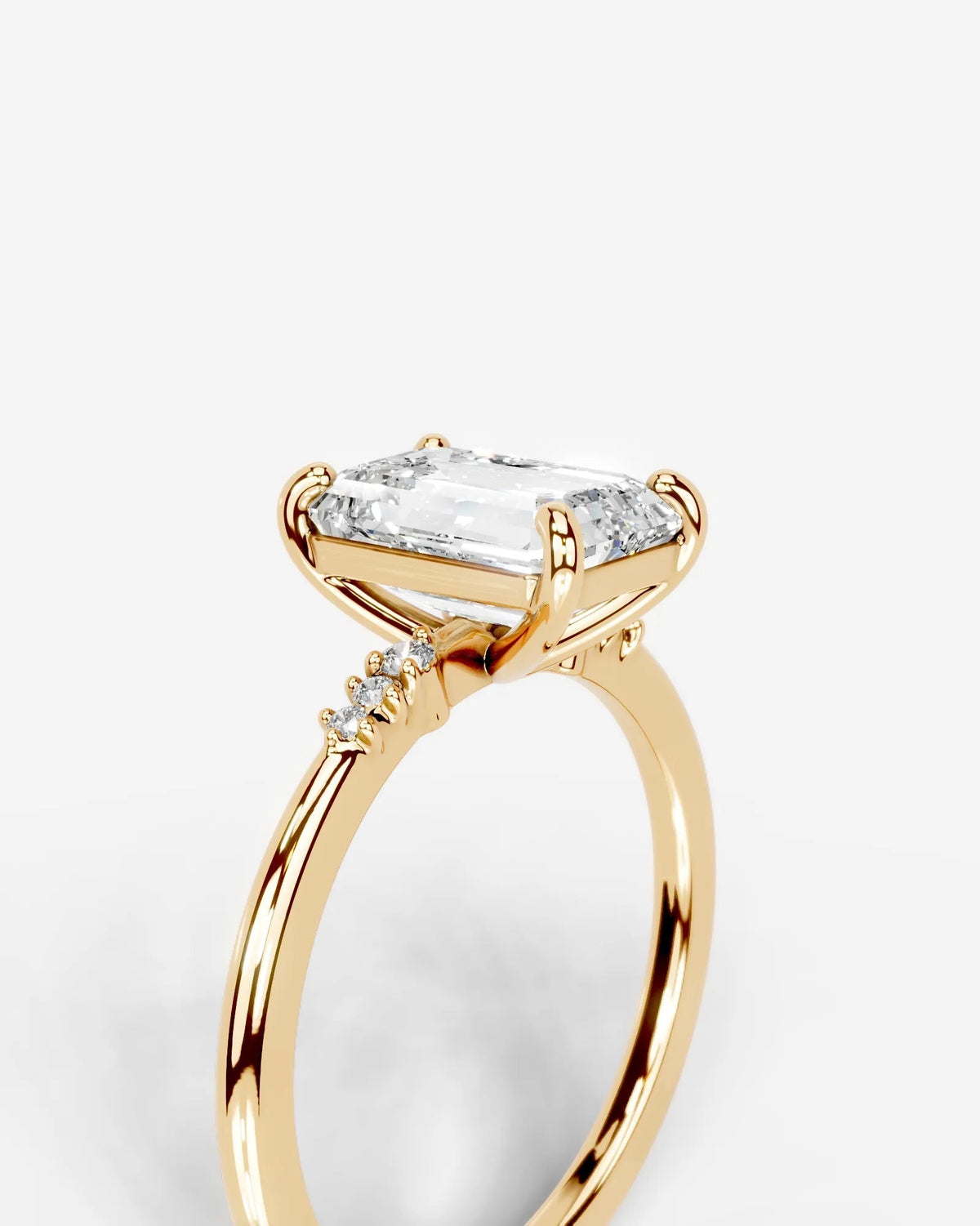 Marquise Solitaire With Tulip Prongs Lab Grown Diamond Engagement Ring
