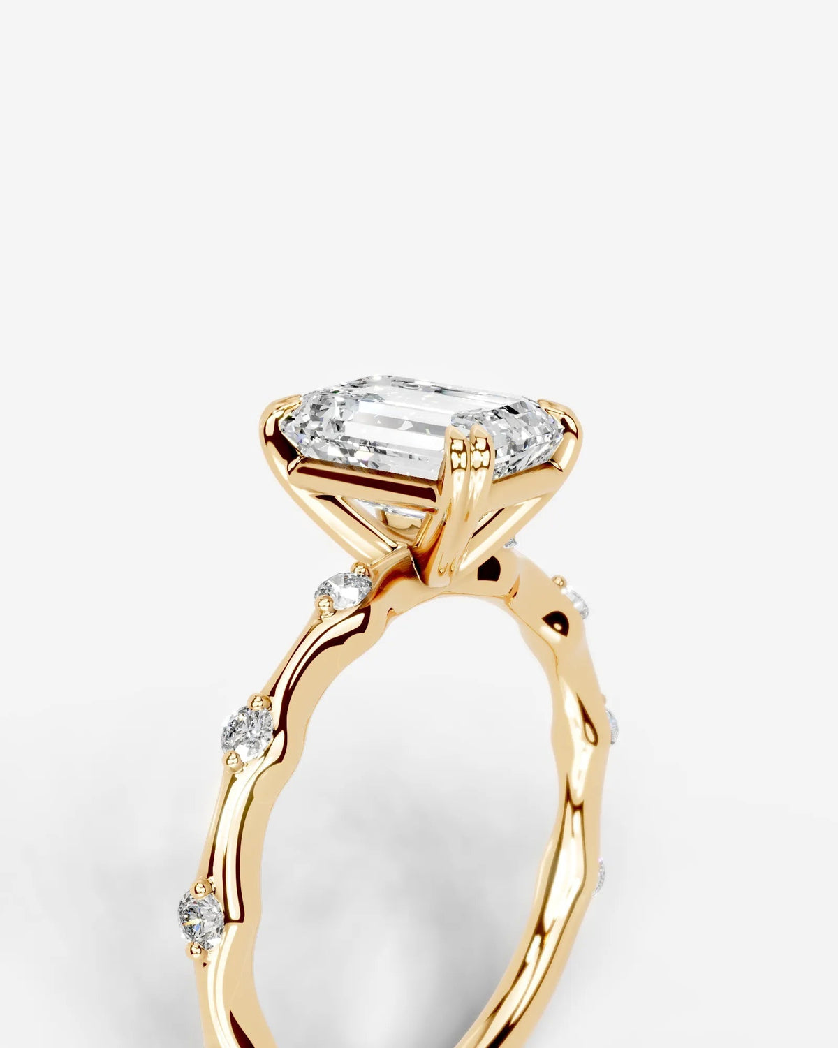 Marquise Solitaire With Tulip Prongs Lab Grown Diamond Engagement Ring