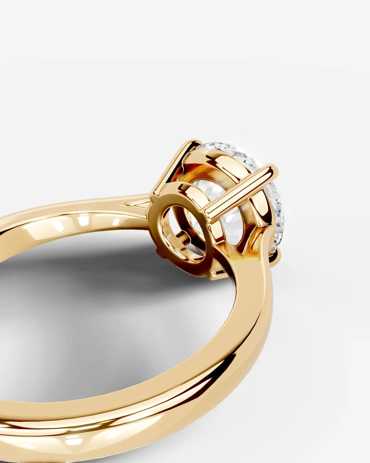 Marquise Solitaire With Tulip Prongs Lab Grown Diamond Engagement Ring
