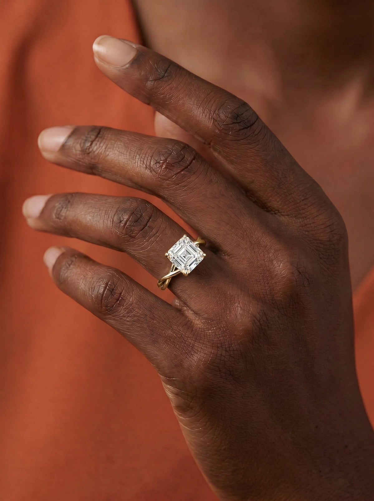 Marquise Solitaire With Tulip Prongs Lab Grown Diamond Engagement Ring