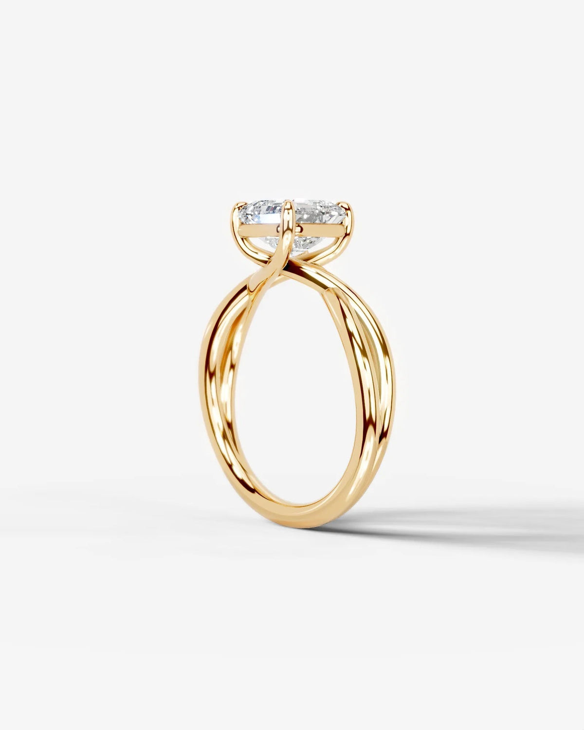Marquise Solitaire With Tulip Prongs Lab Grown Diamond Engagement Ring