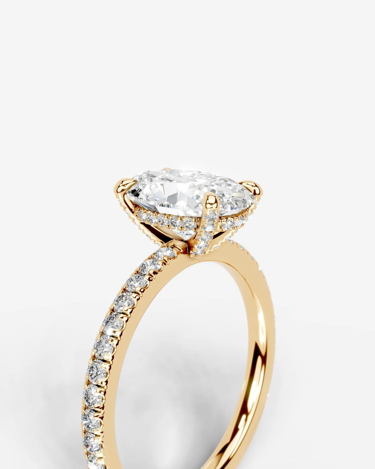 Marquise Solitaire With Tulip Prongs Lab Grown Diamond Engagement Ring