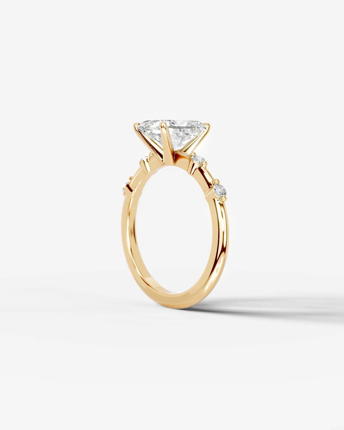 Marquise Solitaire With Tulip Prongs Lab Grown Diamond Engagement Ring