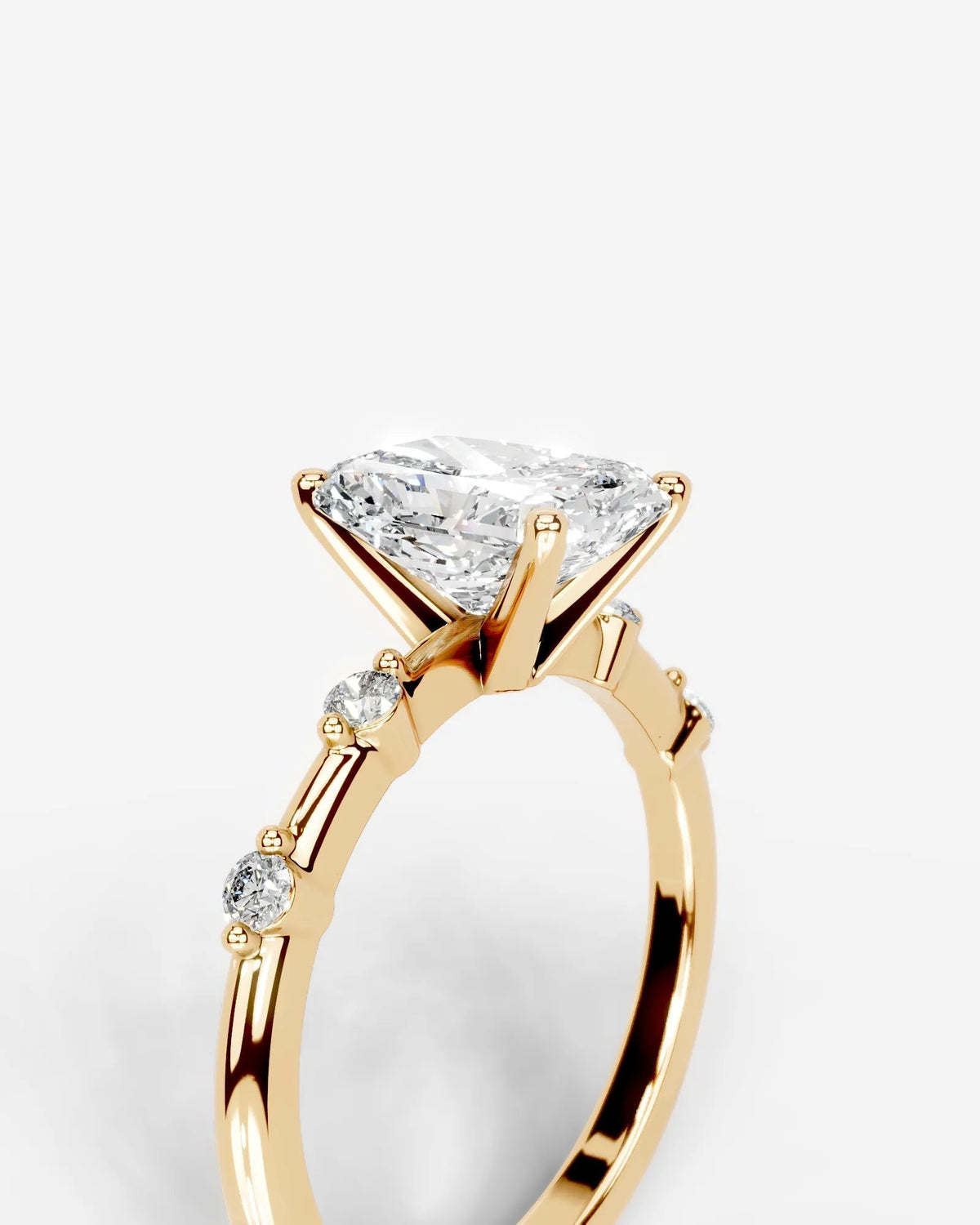 Marquise Solitaire With Tulip Prongs Lab Grown Diamond Engagement Ring