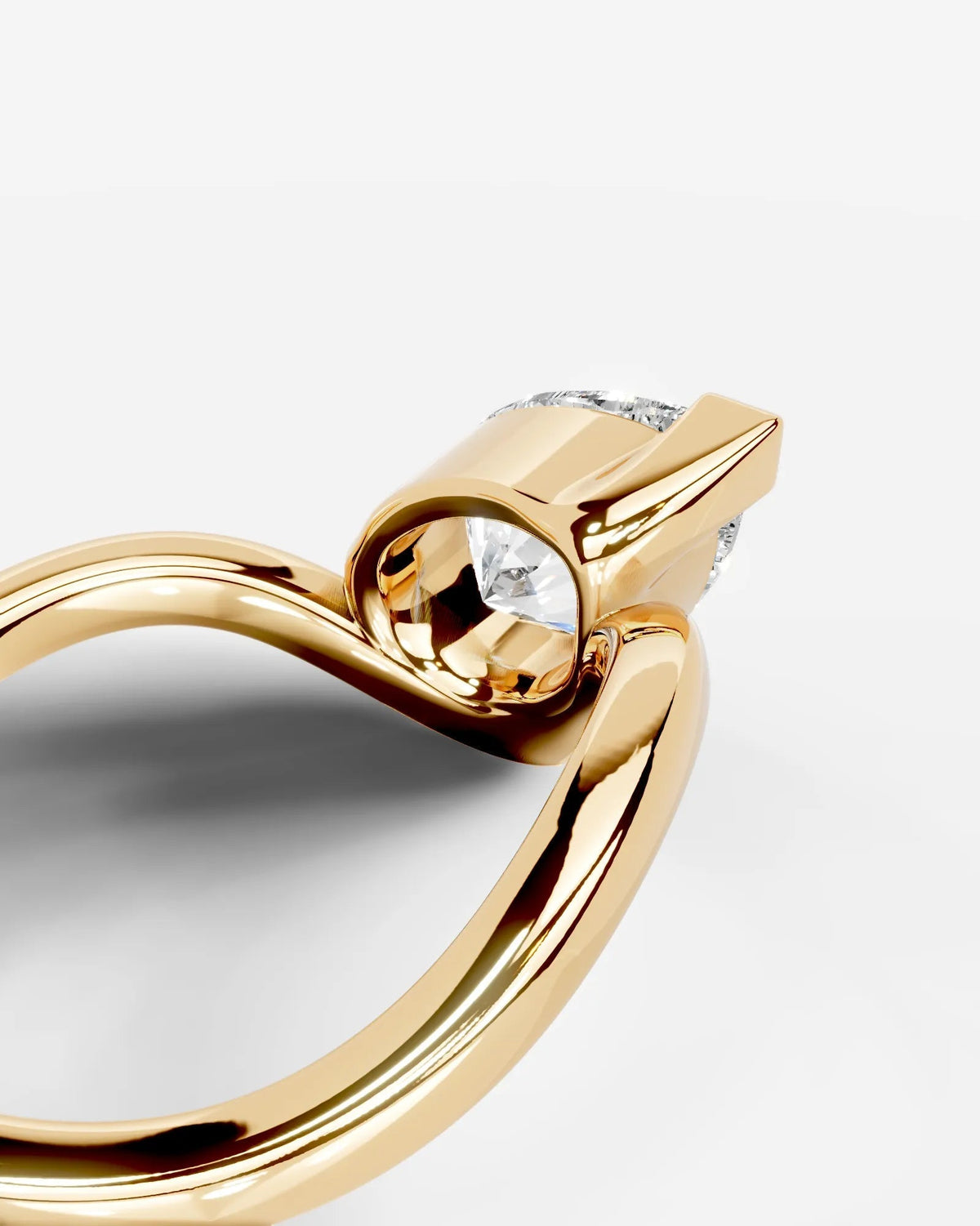Marquise Solitaire With Tulip Prongs Lab Grown Diamond Engagement Ring