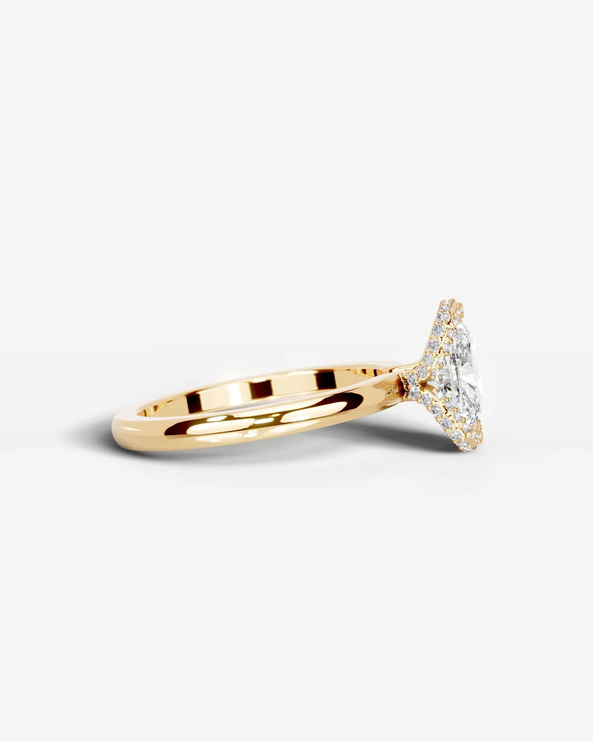 Marquise Solitaire With Tulip Prongs Lab Grown Diamond Engagement Ring