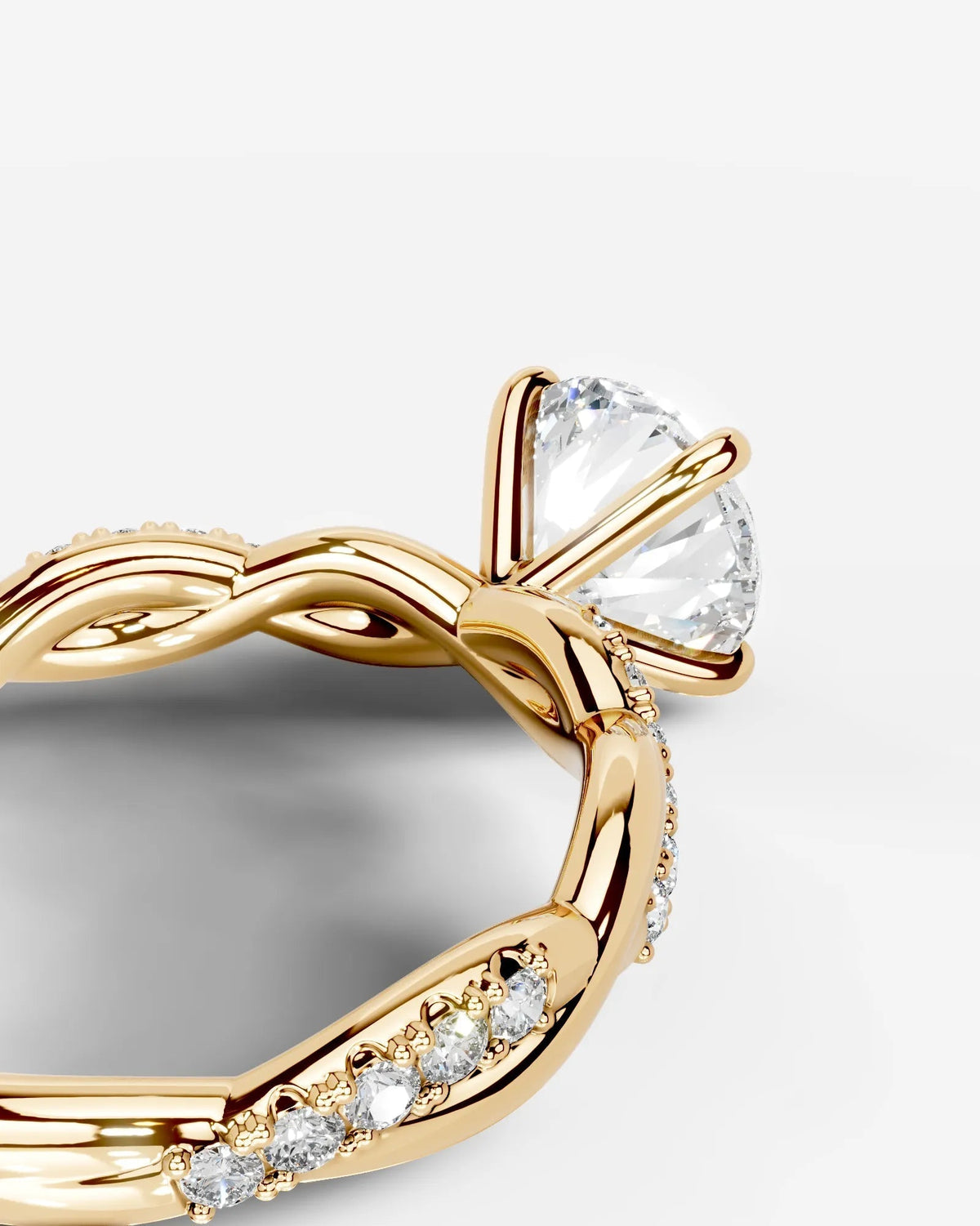 Marquise Solitaire With Tulip Prongs Lab Grown Diamond Engagement Ring