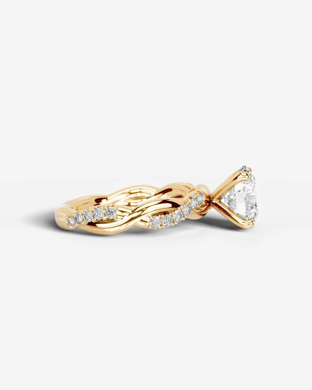 Marquise Solitaire With Tulip Prongs Lab Grown Diamond Engagement Ring
