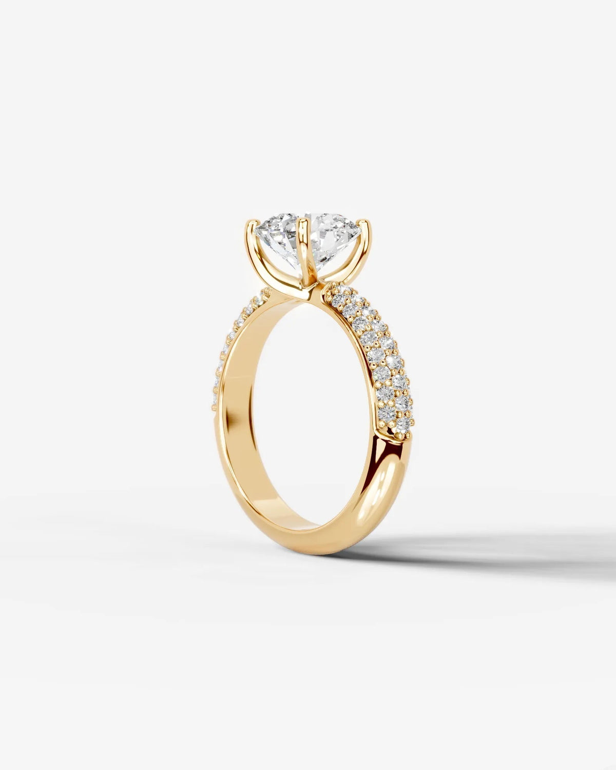 Marquise Solitaire With Tulip Prongs Lab Grown Diamond Engagement Ring