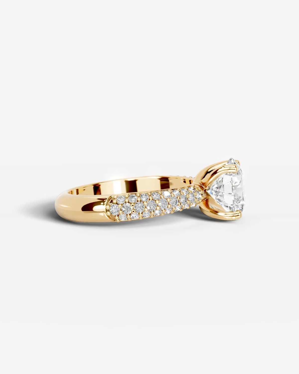 Marquise Solitaire With Tulip Prongs Lab Grown Diamond Engagement Ring