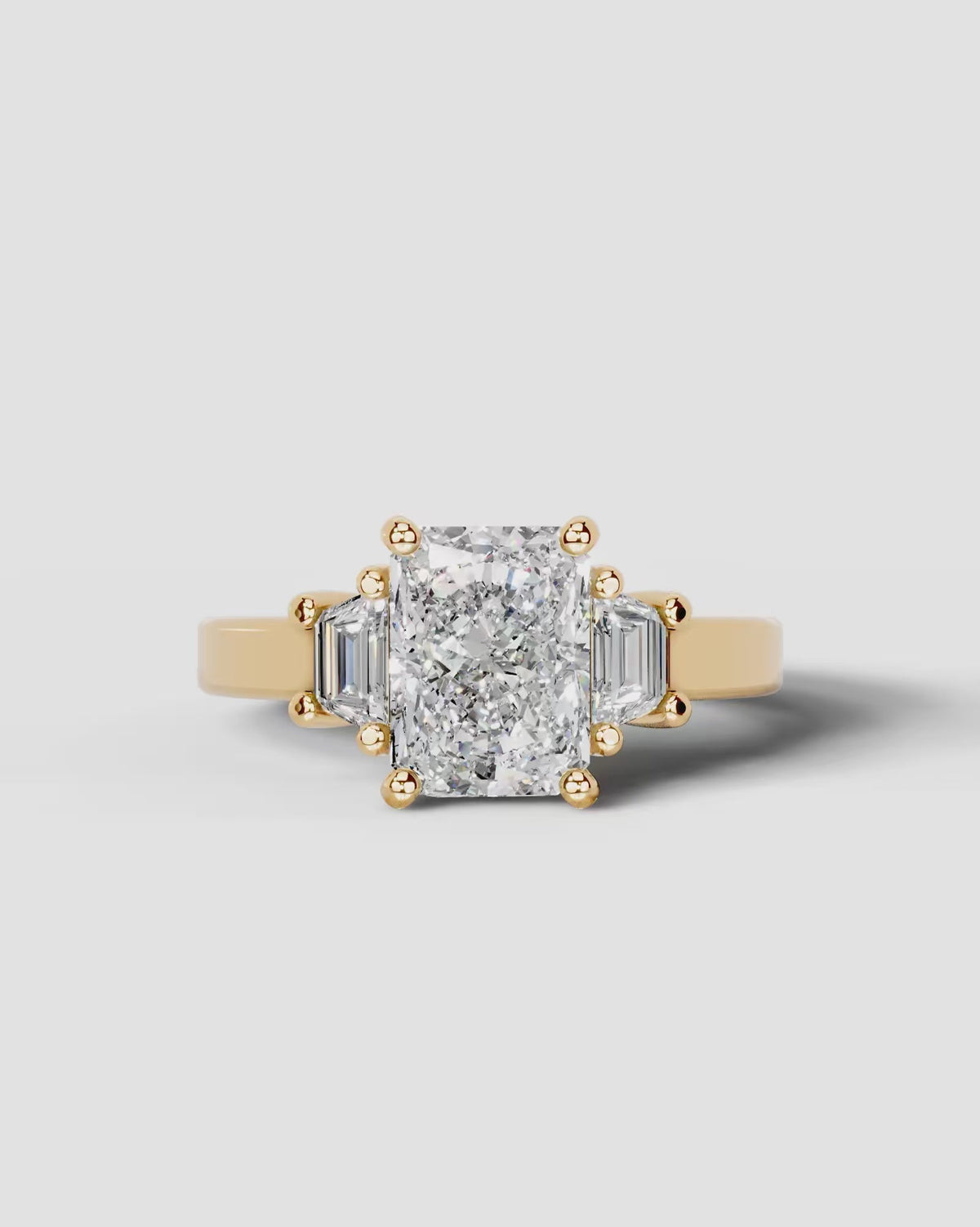 Marquise Solitaire With Tulip Prongs Lab Grown Diamond Engagement Ring