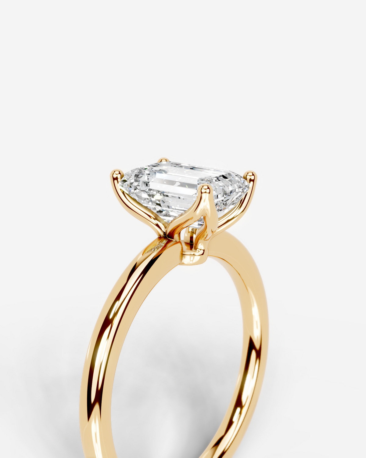 Marquise Solitaire With Tulip Prongs Lab Grown Diamond Engagement Ring