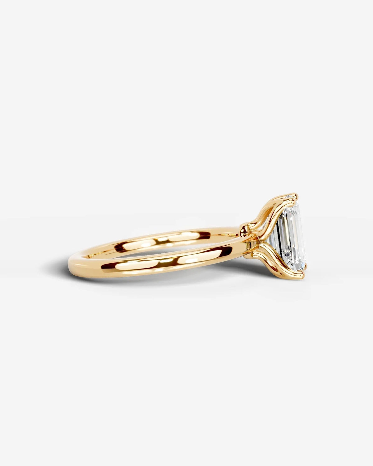 Marquise Solitaire With Tulip Prongs Lab Grown Diamond Engagement Ring