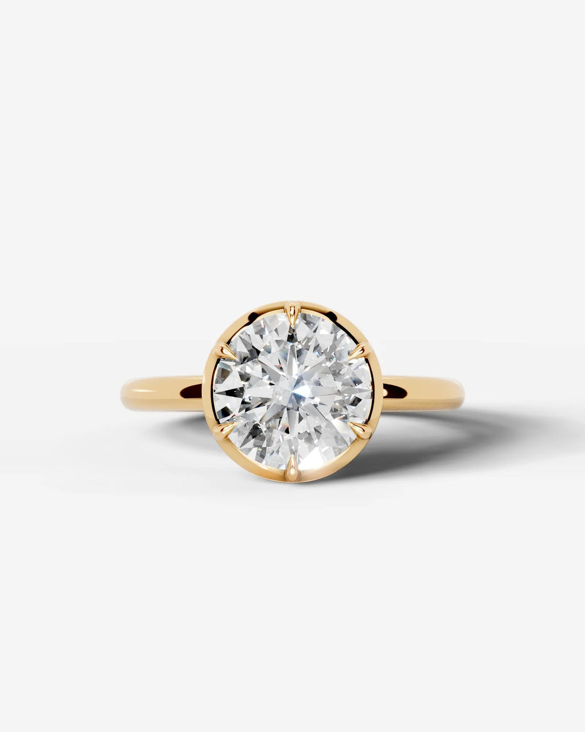 Marquise Solitaire With Tulip Prongs Lab Grown Diamond Engagement Ring