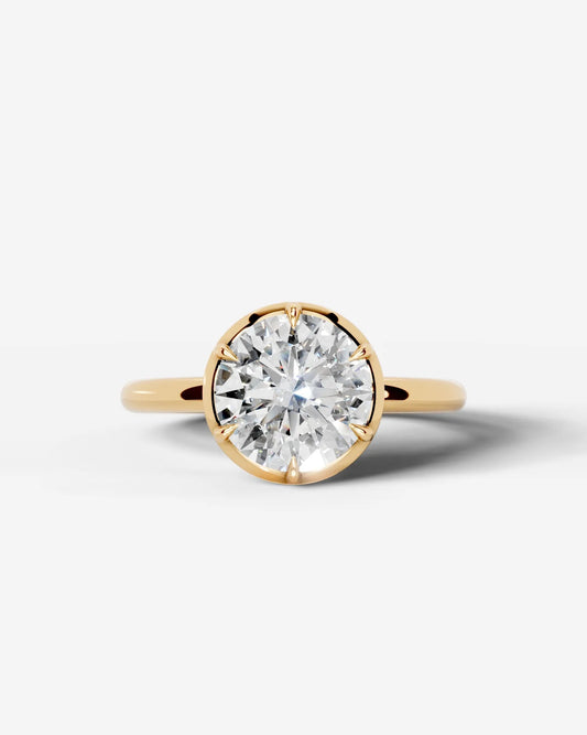 Marquise Solitaire With Tulip Prongs Lab Grown Diamond Engagement Ring