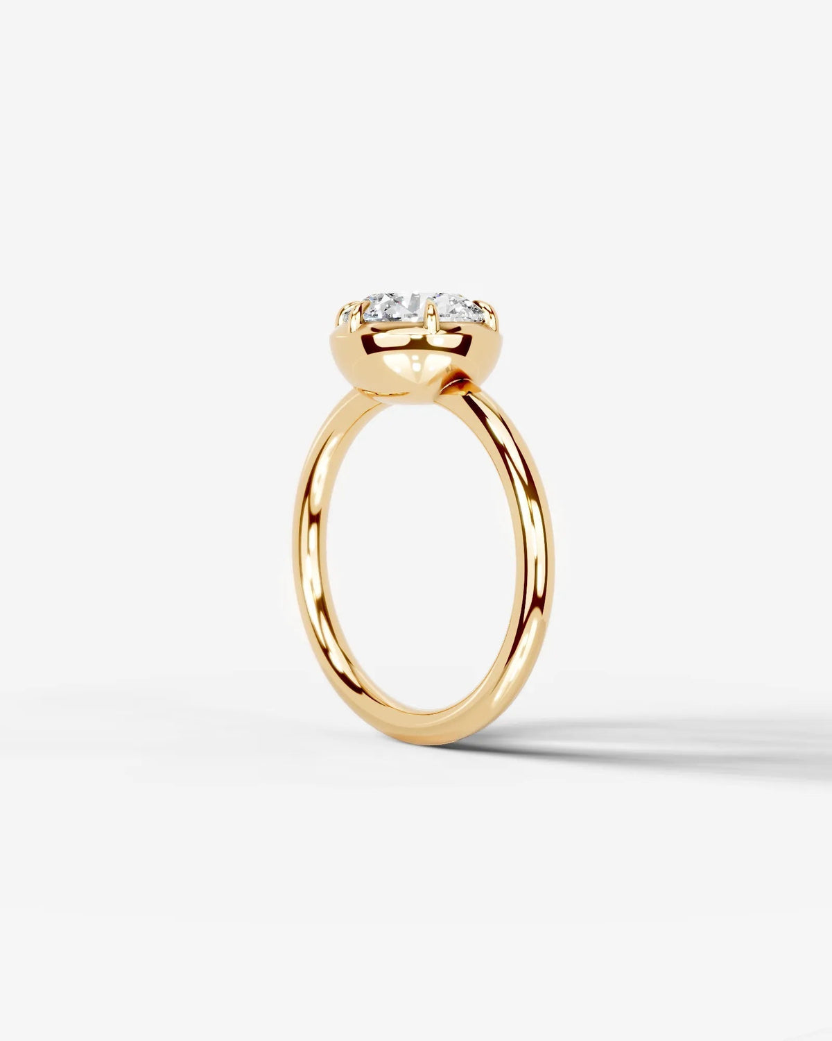 Marquise Solitaire With Tulip Prongs Lab Grown Diamond Engagement Ring