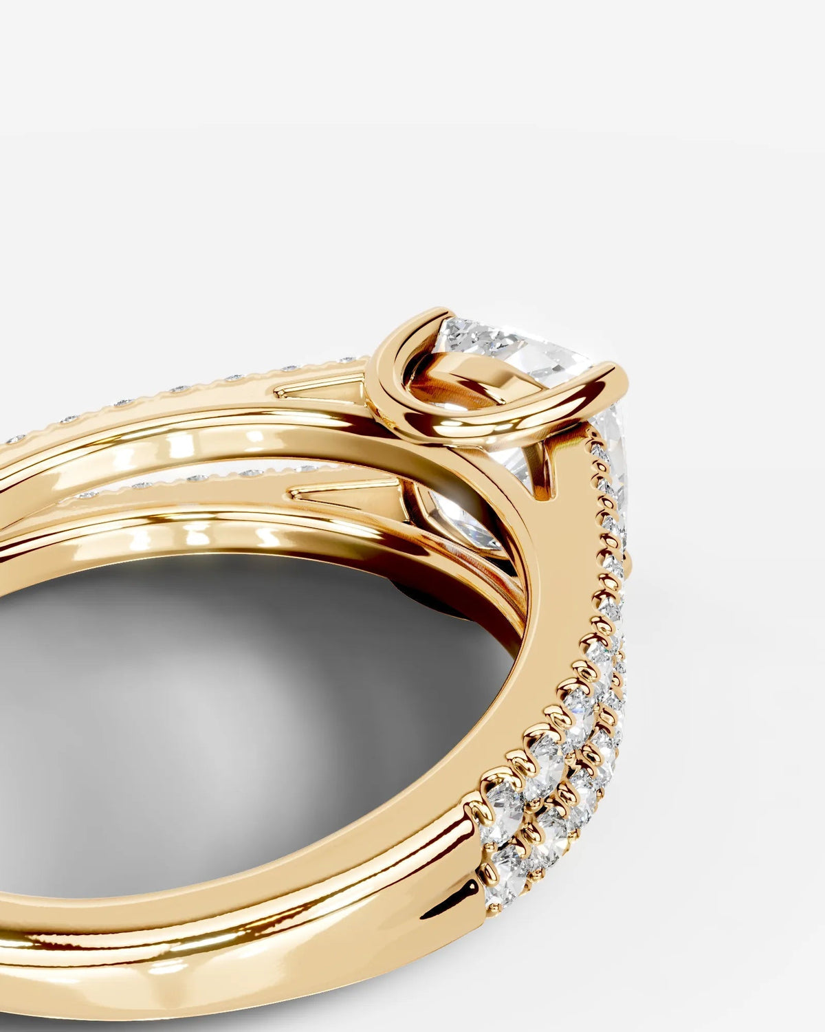 Marquise Solitaire With Tulip Prongs Lab Grown Diamond Engagement Ring