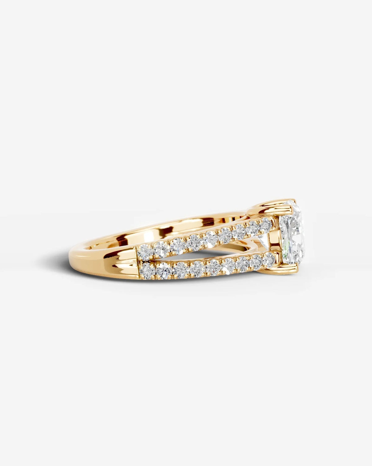 Marquise Solitaire With Tulip Prongs Lab Grown Diamond Engagement Ring