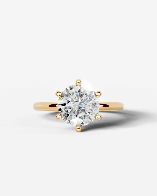 Marquise Solitaire With Tulip Prongs Lab Grown Diamond Engagement Ring
