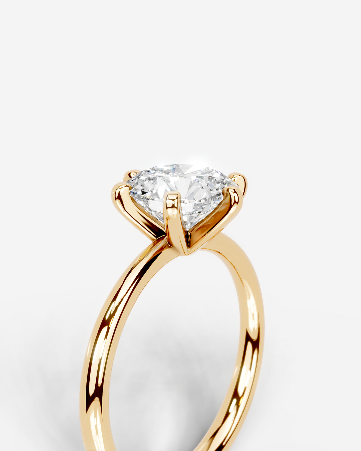 Marquise Solitaire With Tulip Prongs Lab Grown Diamond Engagement Ring