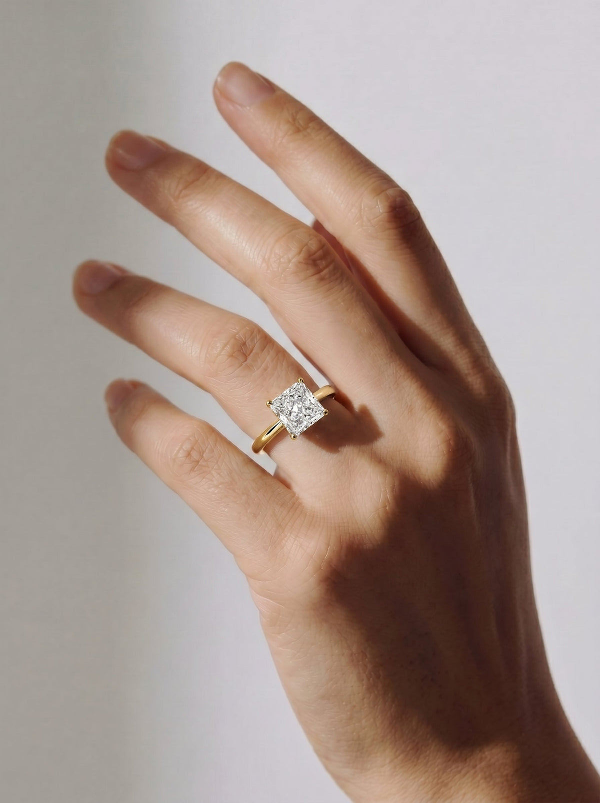 Marquise Solitaire With Tulip Prongs Lab Grown Diamond Engagement Ring