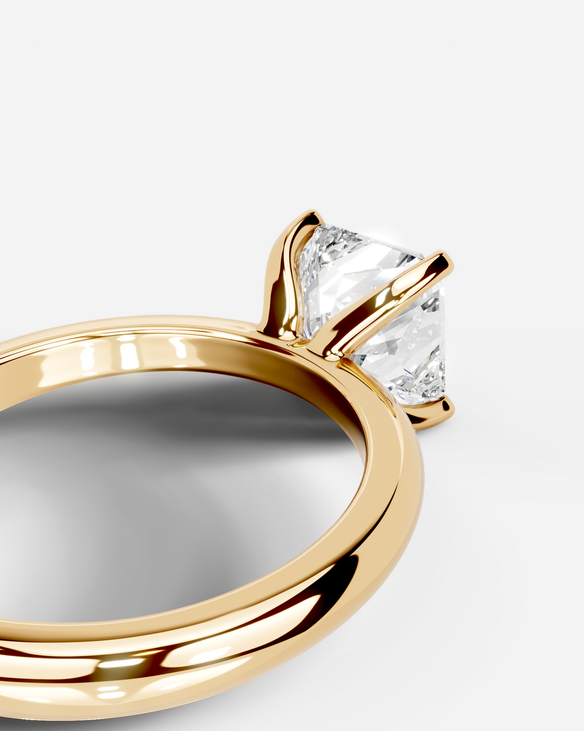 Marquise Solitaire With Tulip Prongs Lab Grown Diamond Engagement Ring