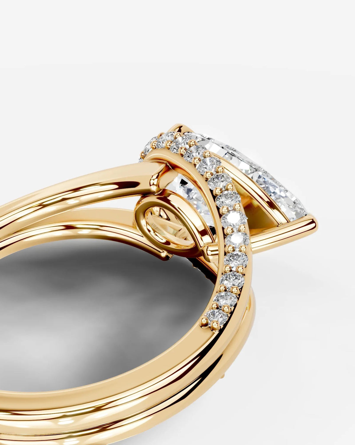 Marquise Solitaire With Tulip Prongs Lab Grown Diamond Engagement Ring