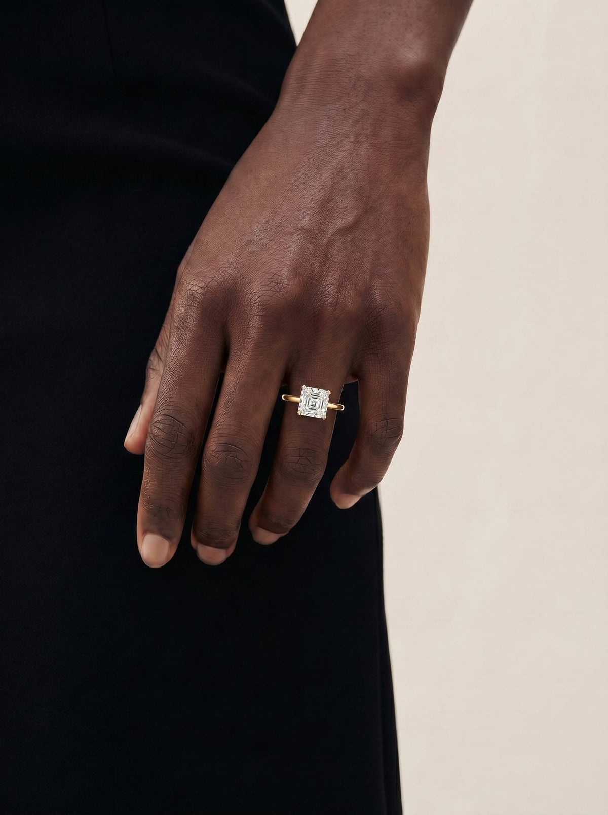 Marquise Solitaire With Tulip Prongs Lab Grown Diamond Engagement Ring