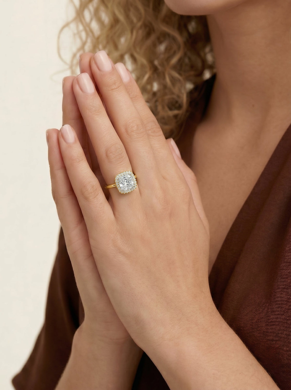 Marquise Solitaire With Tulip Prongs Lab Grown Diamond Engagement Ring