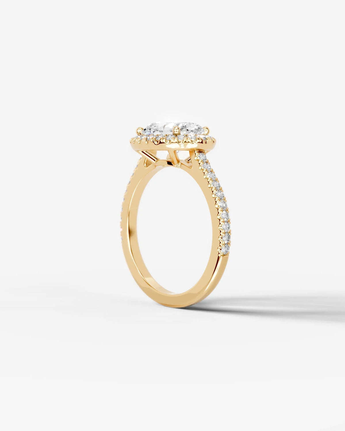 Marquise Solitaire With Tulip Prongs Lab Grown Diamond Engagement Ring