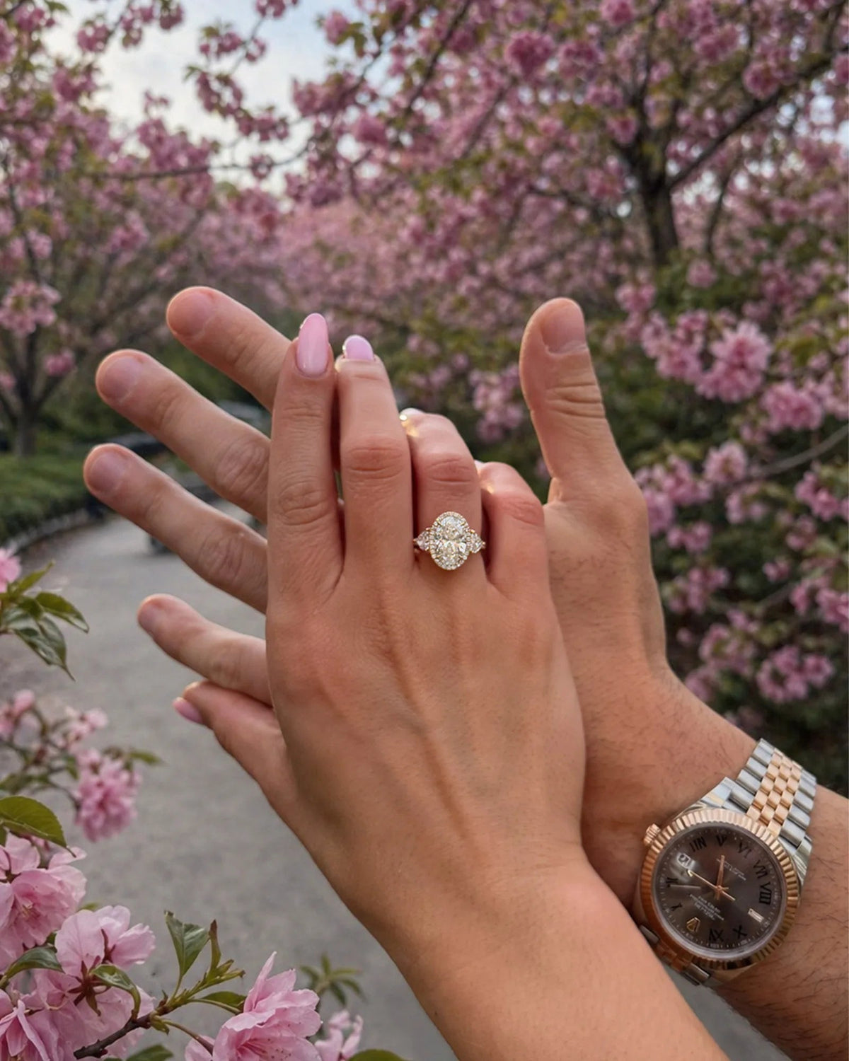 Marquise Solitaire With Tulip Prongs Lab Grown Diamond Engagement Ring