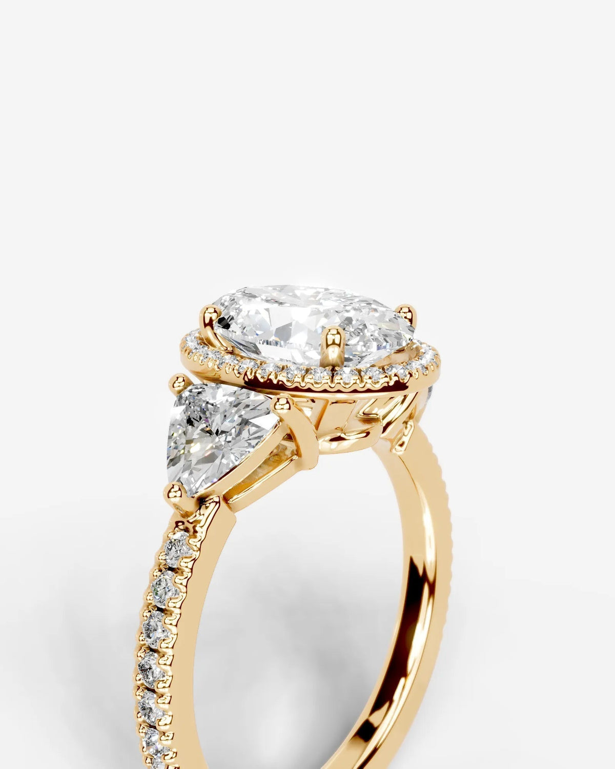 Marquise Solitaire With Tulip Prongs Lab Grown Diamond Engagement Ring
