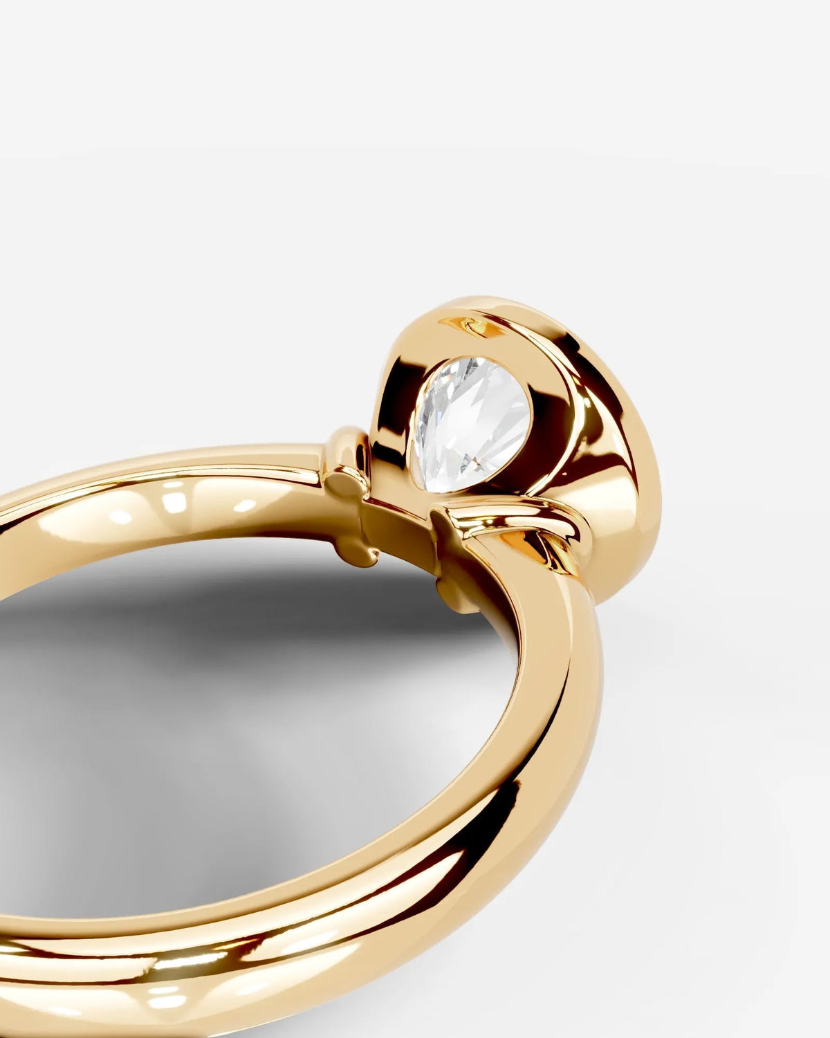 Marquise Solitaire With Tulip Prongs Lab Grown Diamond Engagement Ring