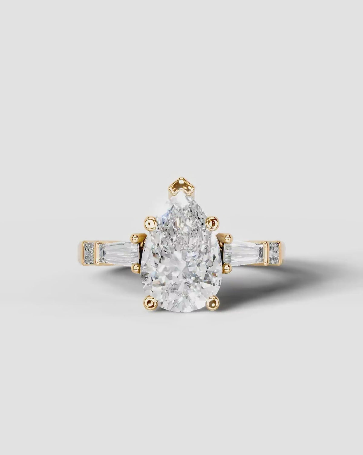 Marquise Solitaire With Tulip Prongs Lab Grown Diamond Engagement Ring