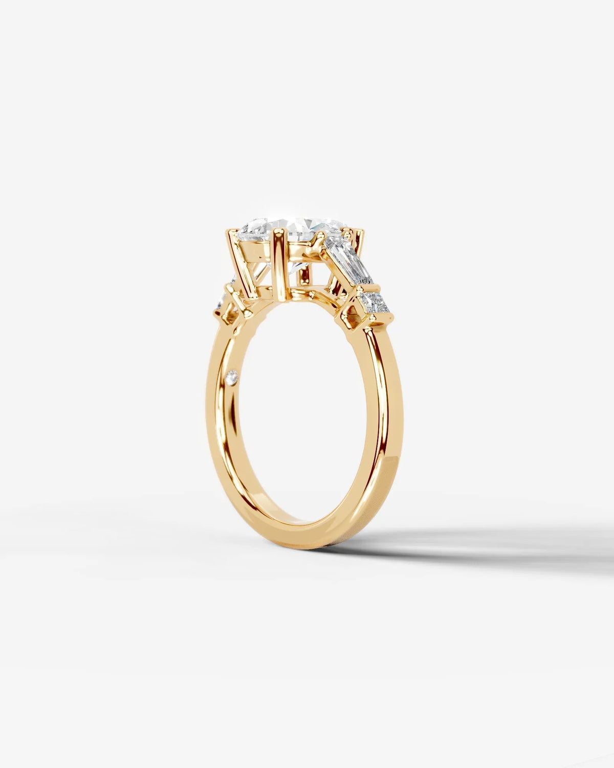 Marquise Solitaire With Tulip Prongs Lab Grown Diamond Engagement Ring