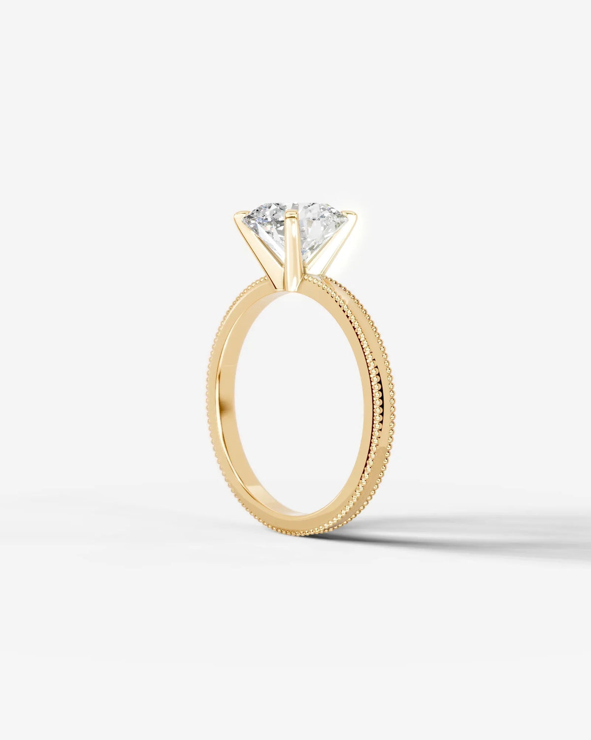Marquise Solitaire With Tulip Prongs Lab Grown Diamond Engagement Ring