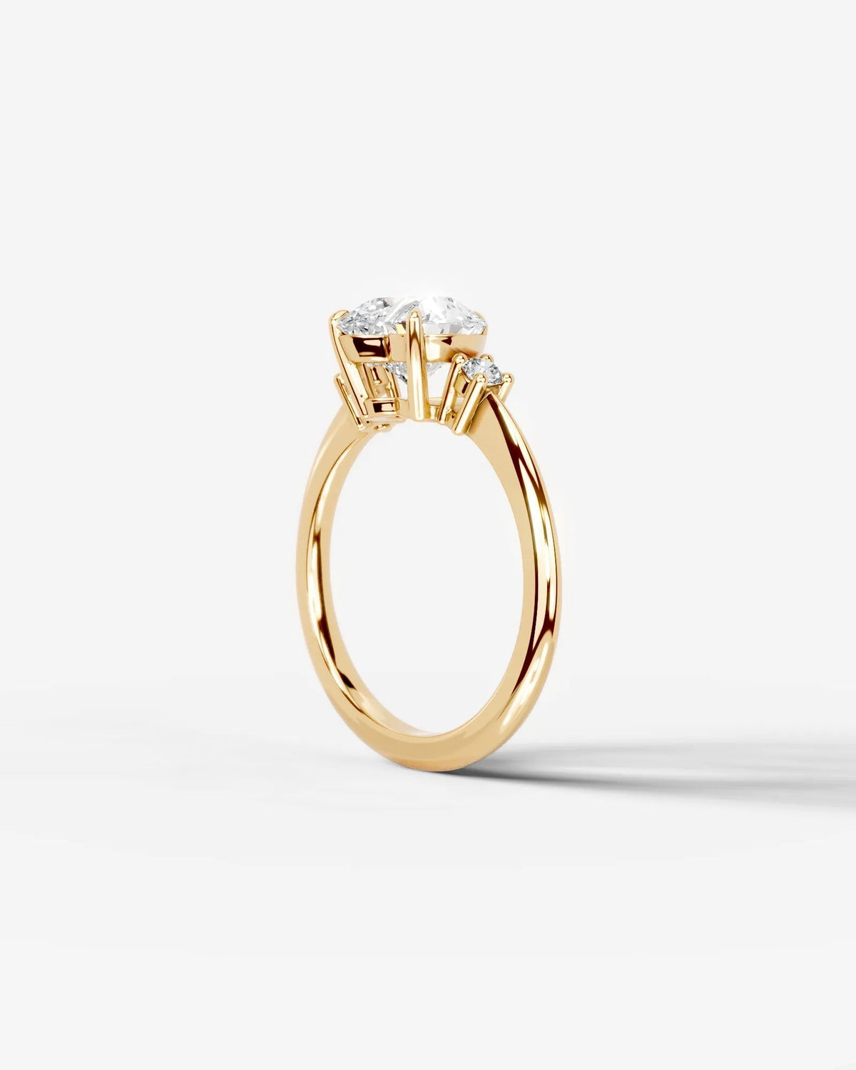 Marquise Solitaire With Tulip Prongs Lab Grown Diamond Engagement Ring