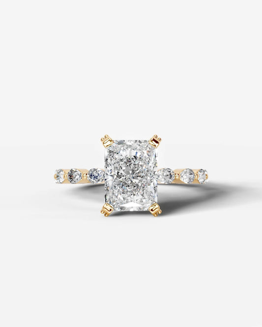 Marquise Solitaire With Tulip Prongs Lab Grown Diamond Engagement Ring
