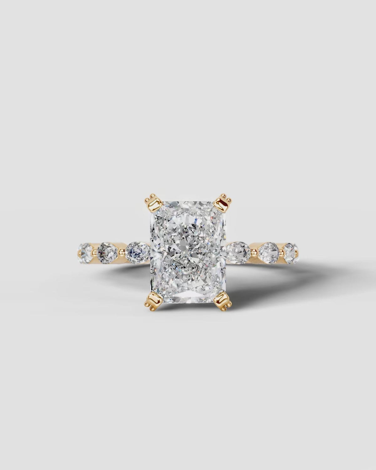 Marquise Solitaire With Tulip Prongs Lab Grown Diamond Engagement Ring