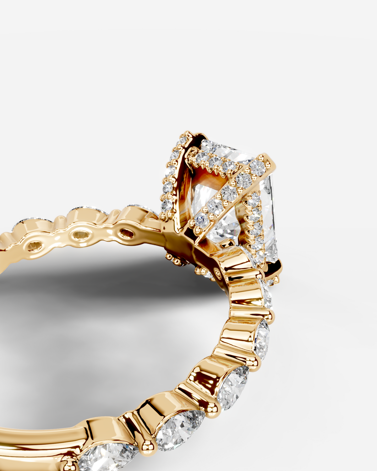 Marquise Solitaire With Tulip Prongs Lab Grown Diamond Engagement Ring
