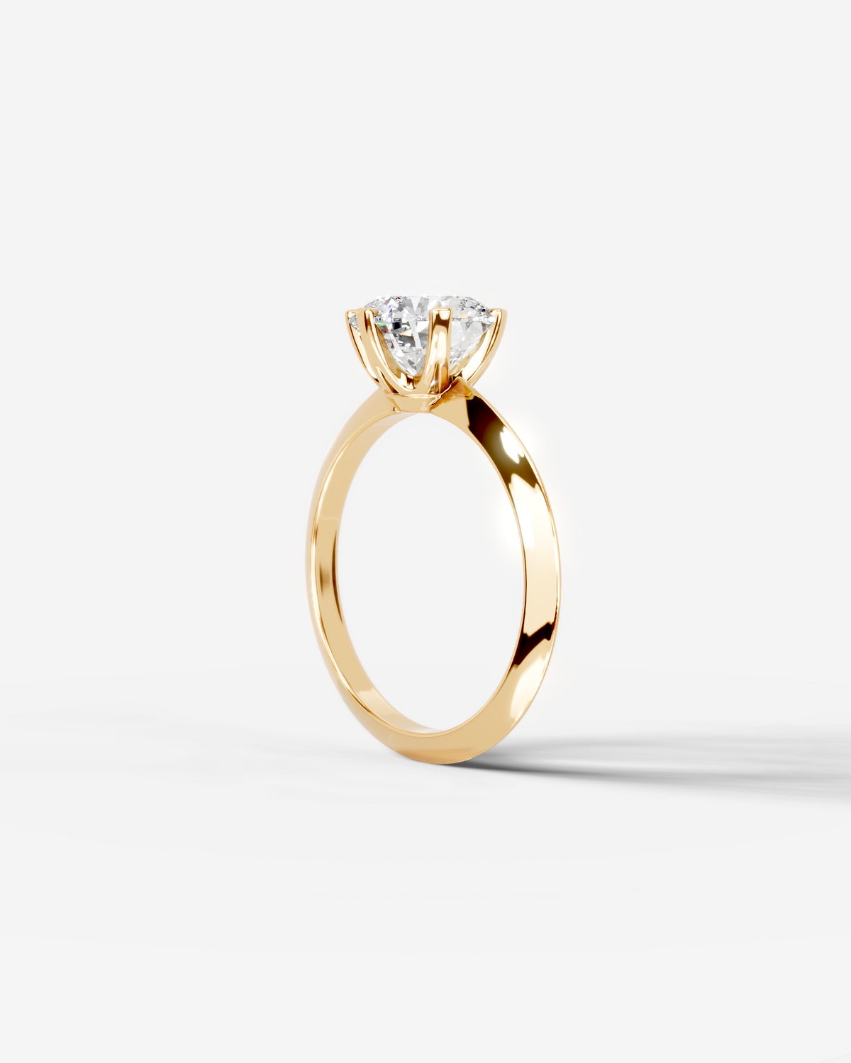 Marquise Solitaire With Tulip Prongs Lab Grown Diamond Engagement Ring
