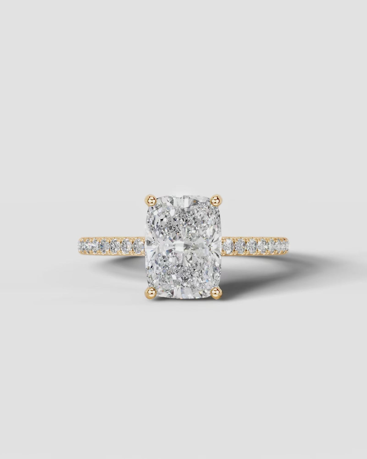 Marquise Solitaire With Tulip Prongs Lab Grown Diamond Engagement Ring