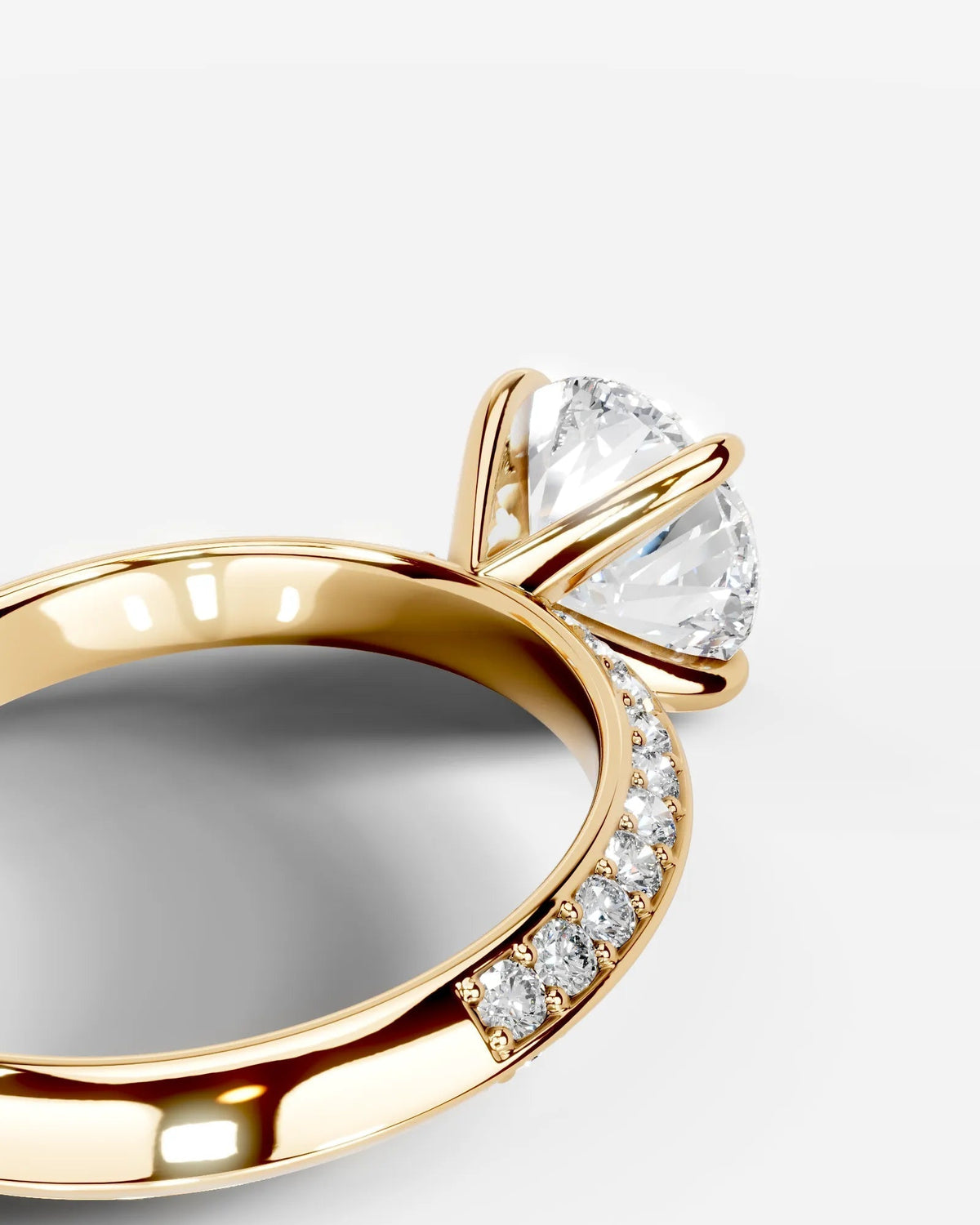 Marquise Solitaire With Tulip Prongs Lab Grown Diamond Engagement Ring