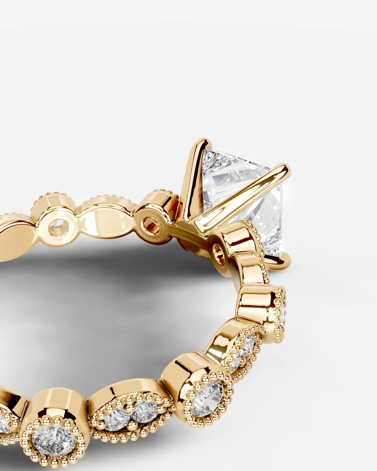 Marquise Solitaire With Tulip Prongs Lab Grown Diamond Engagement Ring