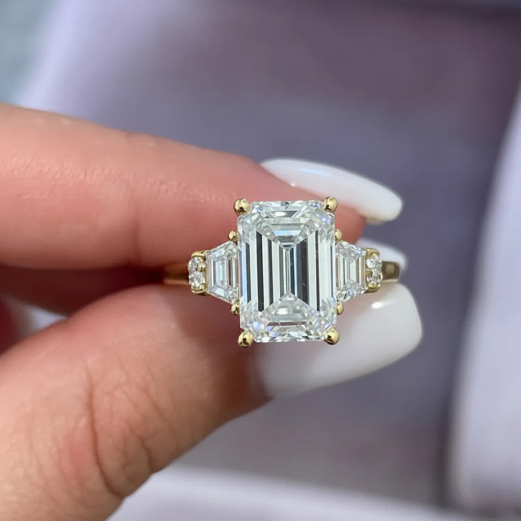 Marquise Solitaire With Tulip Prongs Lab Grown Diamond Engagement Ring