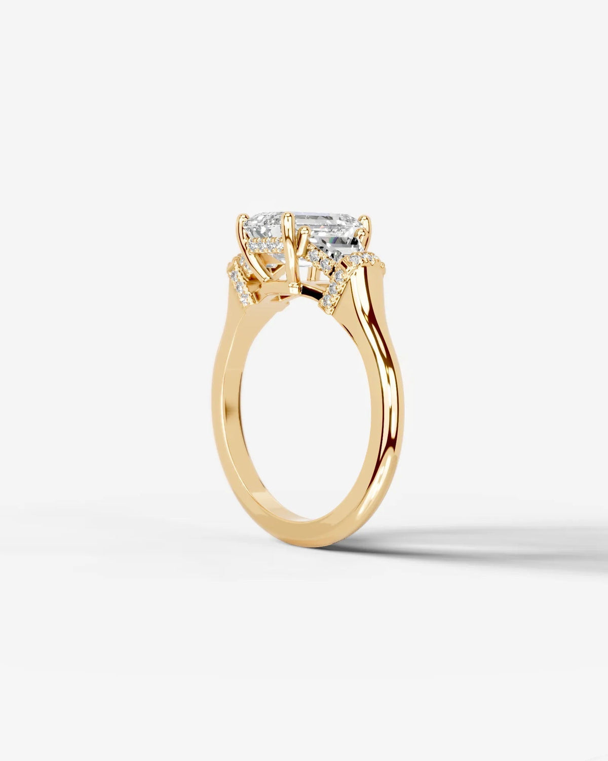 Marquise Solitaire With Tulip Prongs Lab Grown Diamond Engagement Ring
