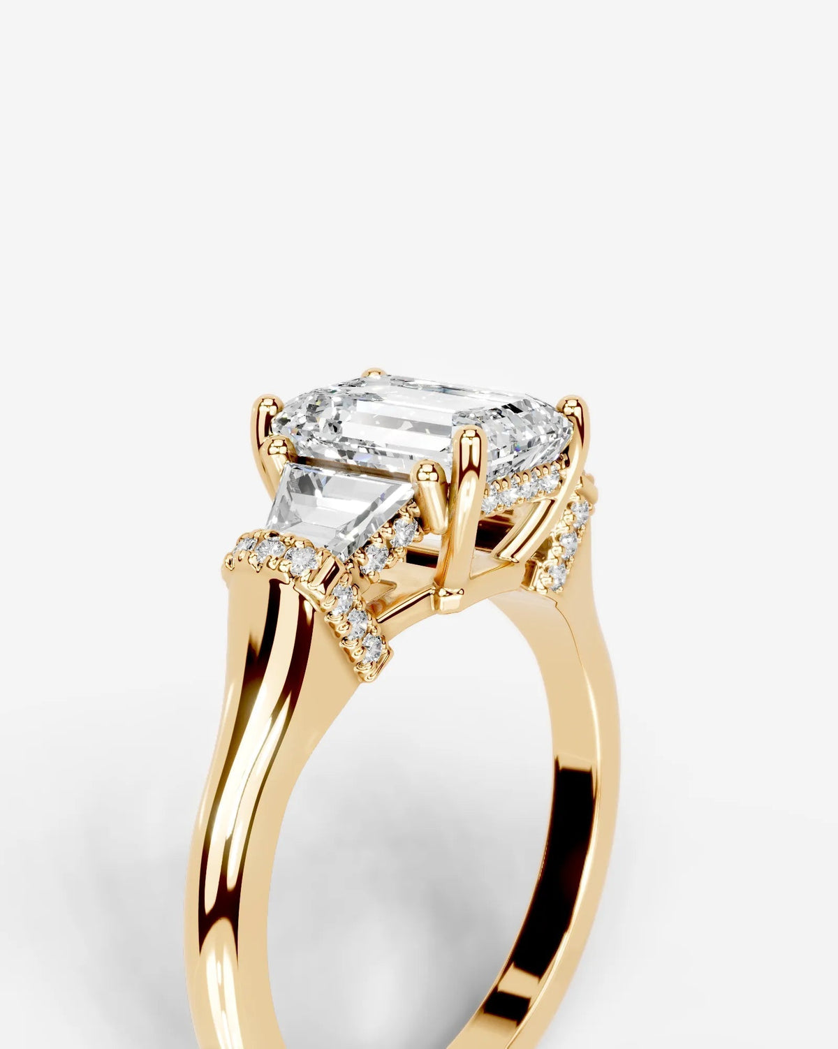 Marquise Solitaire With Tulip Prongs Lab Grown Diamond Engagement Ring