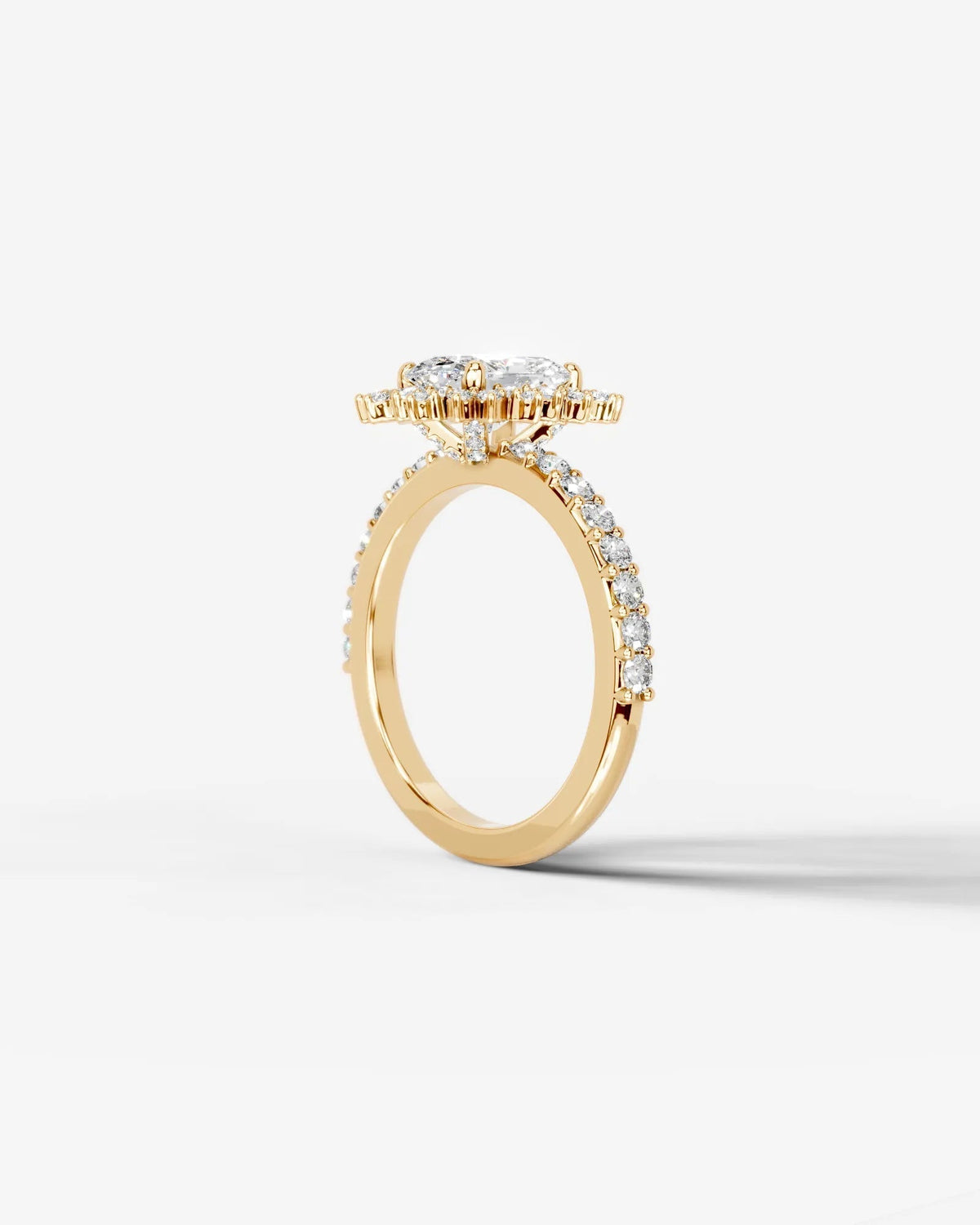 Marquise Solitaire With Tulip Prongs Lab Grown Diamond Engagement Ring