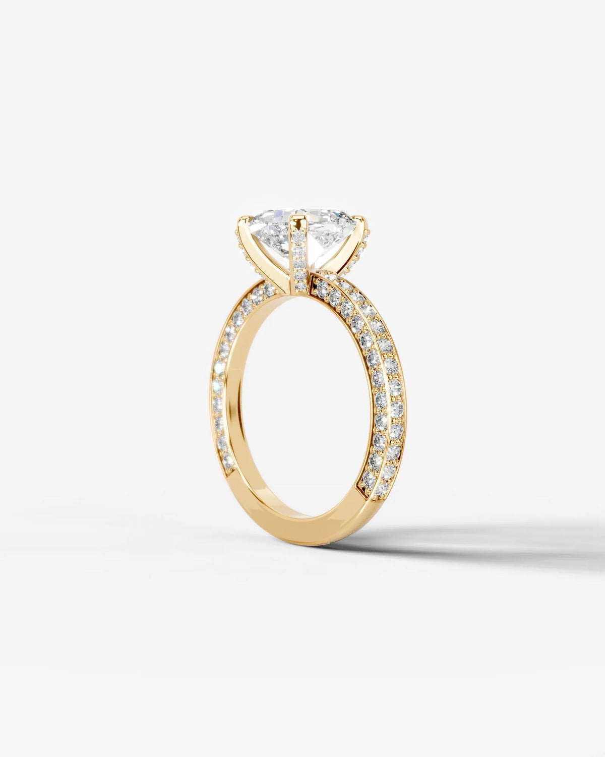 Marquise Solitaire With Tulip Prongs Lab Grown Diamond Engagement Ring