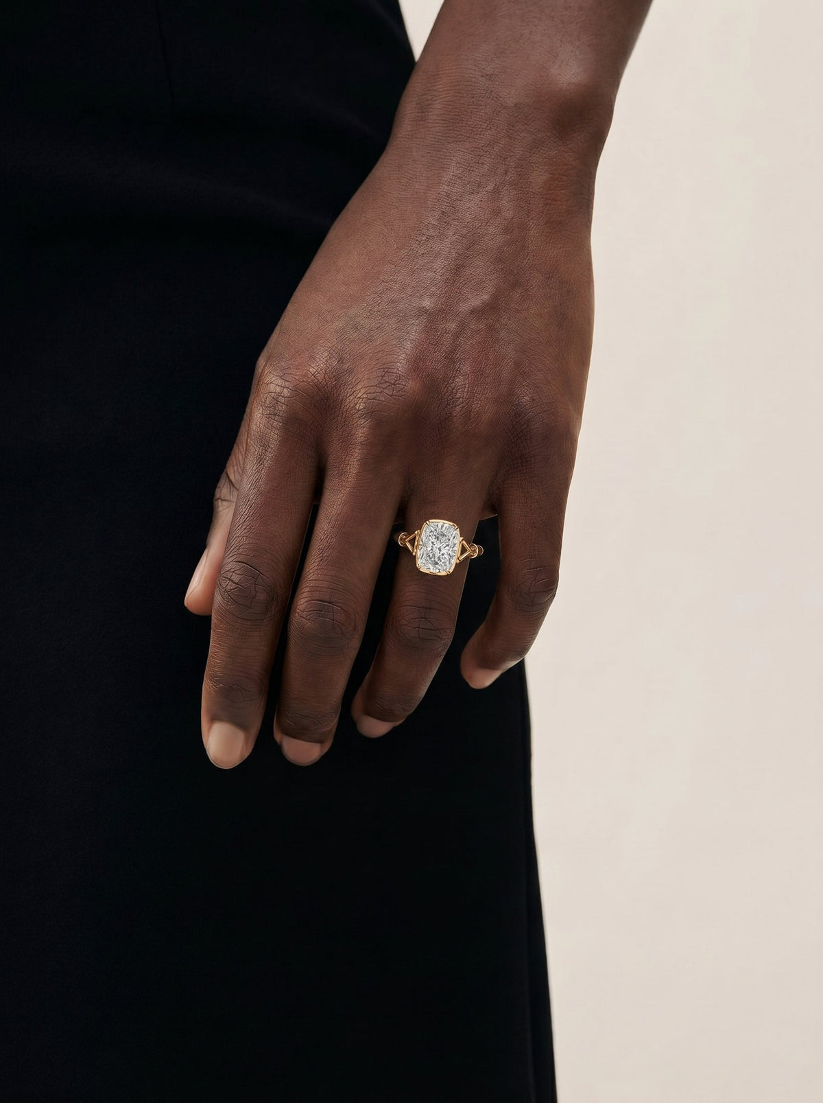 Marquise Solitaire With Tulip Prongs Lab Grown Diamond Engagement Ring
